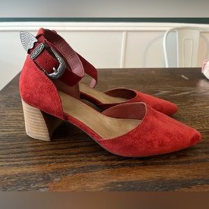 Red Leather Heels